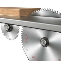 Hoja de sierra circular TCT industrial de 250 mm cromada para madera, reduce la fricción del aserrín, alta resistencia, para sierra de mesa, OEM 60T, bajo nivel de desgaste.