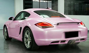Film de protection pour voiture en PVC rose fleur de cerisier, haute brillance, résistant aux UV/IR, imperméable, protégeant la peinture de la voiture - Product Image 2