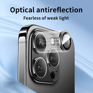 Miếng dán bảo vệ ống kính <span class=keywords><strong>camera</strong></span> điện thoại di động bằng kính alumina cao cấp dành cho 13 14 15 16 17 Pro Max, chống trầy xước - Product Image 3