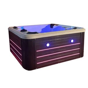 Jacuzzi exterior de lujo para 6 personas, independiente, blanco, con hidromasaje a temperatura constante, bañera de hidromasaje, <span class=keywords><strong>spa</strong></span> para fiestas. - Product Image 2