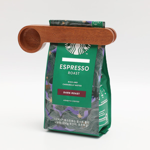 Cuchara de Café de Madera Natural, Cuchara Medidora de Bambú Ecológica y Pinza para Azúcar para Cafetería, Cocina o Viajes - Product Image 3
