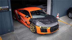 ฝากระโปรงคาร์บอนไฟเบอร์เต็มรูปแบบ Ae Style สำหรับ Audi R8 ปี 2016-2024 - Product Image 4