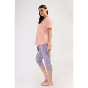 Combinaison de nuit ovale à manches courtes et col rond pour femme, taille XXL - Product Image 2