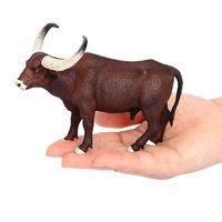 Figur Hewan Sapi Model Patung Simulasi PVC Solid Grosir Mainan Figur Hewan