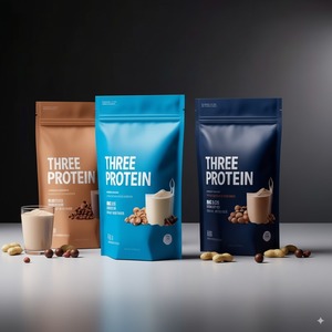 Bao bì thực phẩm tùy chỉnh 250g 500g 1kg Lá cà phê túi Đậu thiết kế in dây kéo khóa Stan lên túi túi cà phê có van - Product Image 2