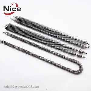 220V 1500W Stainless Steel Spiral Air Finned Tubular Heater