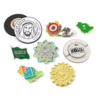 Épinglette en émail personnalisée d'usine, drapeau national d'Arabie Saoudite, des Émirats arabes unis, d'Oman, de Bahreïn, cadeau, épinglette de revers, badge, épinglette en émail doux plaqué argent et or 3D