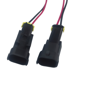Conectores de inyector impermeable Molex MX150 de 2 pines para coche al por mayor arnés de cables automotriz personalizado - Product Image 3