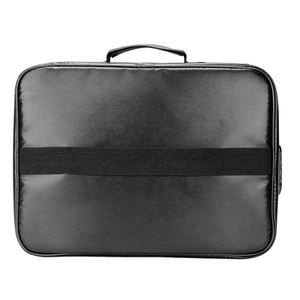 Sac de rangement multi-couches portable et ignifuge pour passeports, certificats et documents de voyage familial avec serrure - Product Image 4