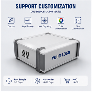 <span class=keywords><strong>Caja</strong></span> de Control de Aleación de Aluminio Personalizada para Chasis de Equipos de Prueba Electrónica, Protección IP54, 4 Opciones de Asa, Ventilación, OEM, ODM - Product Image 5
