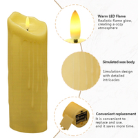 Vente en gros de bougies LED sans flamme en plastique en forme de Bouddha, avec commande par bouton, pour la décoration de la maison, Halloween et Diwali