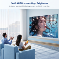 Projecteur intelligent OEM E900 Ultra, prise en charge 4K, refroidissement liquide, SoC H727, moteur optique LCD intégré de 5 pouces, 3600 ANSI, projecteur de jeu