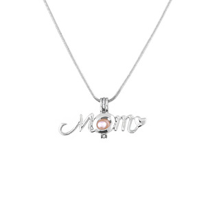 Style Vintage MoM Design Collier Belle Perle <span class=keywords><strong>Cage</strong></span> Pendentif sur Laiton Corde Chaîne Cadeau Ensembles - Product Image 5