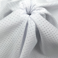 Vêtements de sport à séchage rapide Tissu en polyester spandex évacuant la sueur Tissu en maille respirante en polyester à mailles papillon pour vêtements de yoga