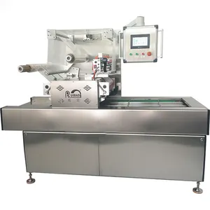 Automatic Food Meat Frozen Box Sealer Vacuum Gas Flushing Tray Sealer Tray Vacuum Packaging Machine