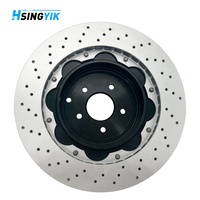 Disque de frein avant en aluminium 2 pièces G3500 40206-KJ10A 390 mm 32,7 mm argenté pour GT-R