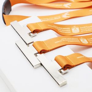 <b>Polyester</b> <b>Lanyard</b> Breakaway Buckle Custom Logo Heat Transfer Printing Promotional Holder Retractable Reel Strap <b>Lanyard</b> - Product Image 2