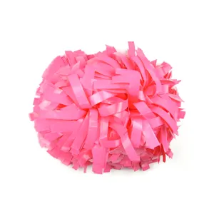 Different Color Hand Held Cheer Pom Balls Plastic Poms Cheerleading Pompoms In China