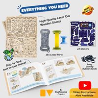 2025 choix des Parents en bois anniversaire noël bricolage robotique mécanique main tige jouet éducatif pour garçons et filles