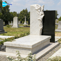 Vente en gros de sculptures de monuments funéraires en marbre de taille réelle, faites à la main et personnalisées, pour cimetière, jardin, temple, villa, église