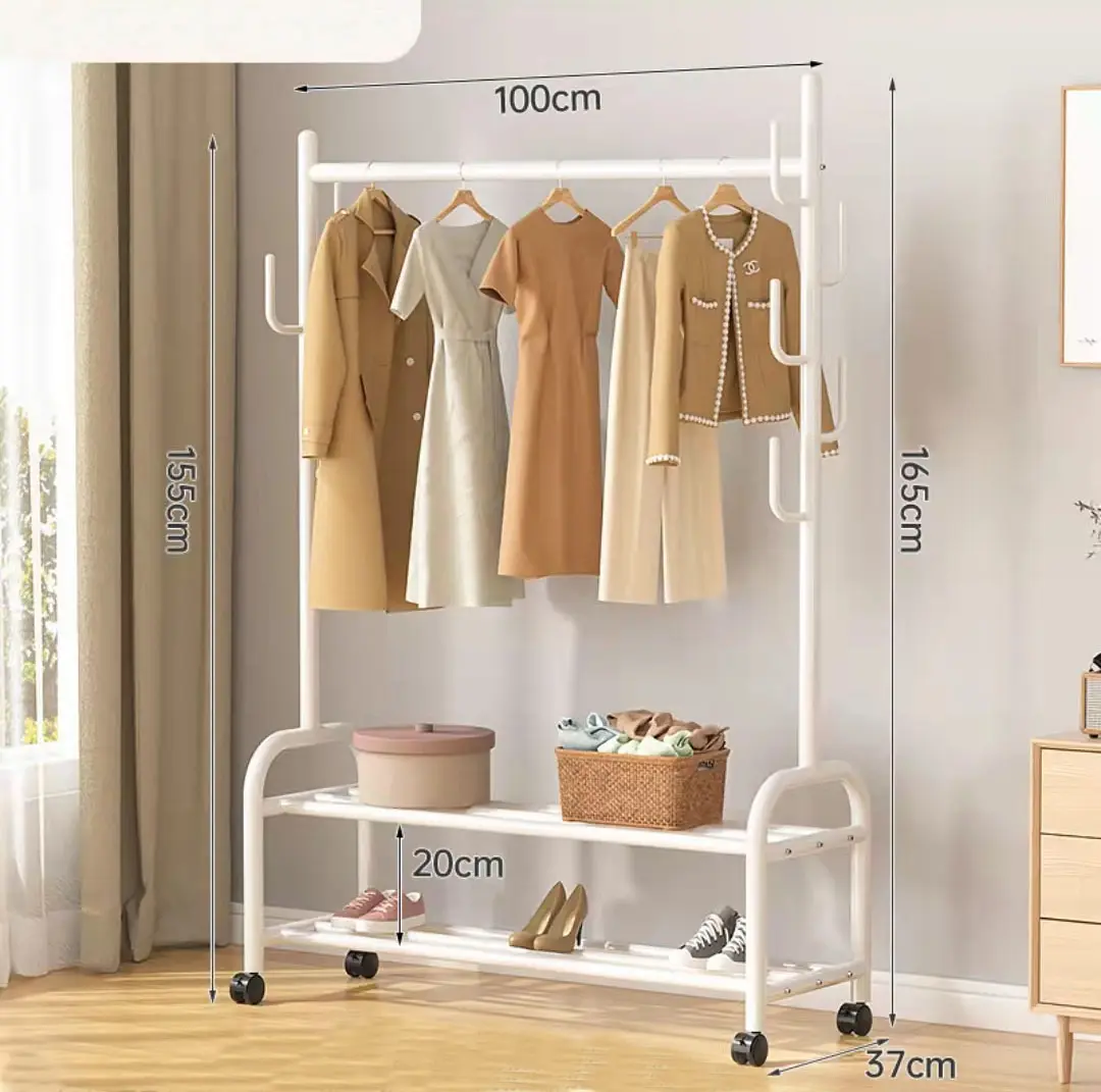 La organización moderna del uso doméstico rústico del diseño personalizado hace el estante de tela duradero estable más ordenado del hogar