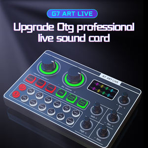 Lane G7 vente directe d'usine <span class=keywords><strong>Usb</strong></span> <span class=keywords><strong>Midi</strong></span> enregistrement Interface Audio Studio Mobile Stock <span class=keywords><strong>carte</strong></span> <span class=keywords><strong>son</strong></span> mélangeur 24 bits <span class=keywords><strong>externe</strong></span> 300g CN;GUA - Product Image 2