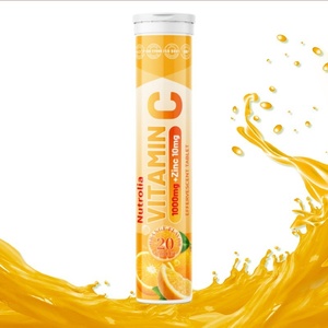 Wholesale 1000mg <strong>Vitamin</strong> C &amp; 10mg Zinc Effervescent Tablets Export Quality Zinc and <strong>Vitamin</strong> C Supplement for Adults &amp; Teenagers - Product Image 4