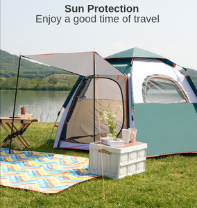 Carpa Portátil de Lujo Extra Grande para Picnic en la Azotea, Carpa Impermeable Automática para 3-4 Personas, Carpa Familiar para Acampar al Aire Libre - Product Image 4