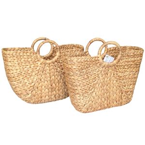 Bolso Bandolera Artesanal de Jacinto de Agua de Primera Calidad, Ligero, Suave, de Gran Capacidad, para Viajes y Uso en Exteriores, para Personas Ecológicas - Product Image 1