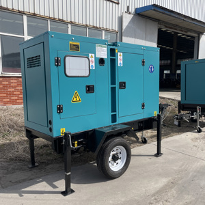 Silent Type Mobile <b>Power</b> Station 15KW 20KW 24KW 30KW 40KW 50KW <b>Generator</b> Set With High Speed Trailer DC-30GF Mobile <b>Power</b> Statio - Product Image 1