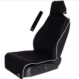 Утолщенный плотный вязаный чехол для автомобильного сиденья, водонепроницаемый, пылезащитный, защитная подушка, портативный, прочный, 100% акрил - Product Image 3