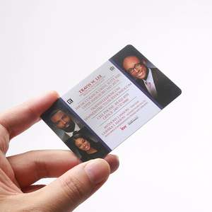 Tarjeta de Visita de PVC Transparente con Recubrimiento Holográfico en Oferta - Product Image 2