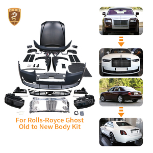 Kit de Carrocería de Material PP+Hierro para Rolls Royce <span class=keywords><strong>Ghots</strong></span> 2010-2014, de Antigua a Nueva Generación, Quinta Generación, Parachoques Delantero y Trasero, Capó, Guardabarros - Product Image 1