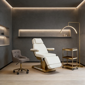 <span class=keywords><strong>Table</strong></span> de massage électrique de luxe 3/4 moteurs réglable pour salon de beauté, spa facial et extension de cils - Product Image 5
