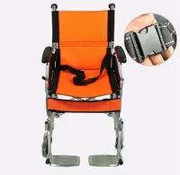 Seyahat küçük alüminyum katlanabilir Silla De Ruedas manuel hafif tekerlekli sandalye yaşlı