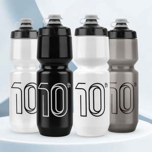 Bouteille de sport en plastique durable sans BPA, logo personnalisé, bouteille de cyclisme pour le vélo de route - Product Image 1