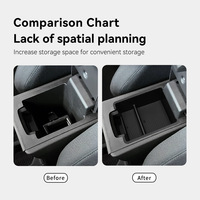 Organisateur de compartiment central de qualité supérieure pour accoudoir, accessoires intérieurs de voiture pour Dacia Duster Adventurer Renault 25-26