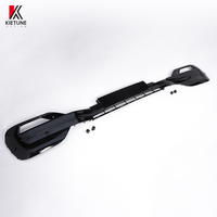 Cache-Grille de Phare Antibrouillard Avant Noir KIETUNE pour V.W Transporter T6.1 2019+ Kit Carrosserie Haute Qualité à Visser