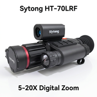 Lunette de vision nocturne numérique infrarouge Sytong HT-70LRF WIFI avec télémètre laser 800m pour la chasse, résolution HD 2K, zoom 5-20x