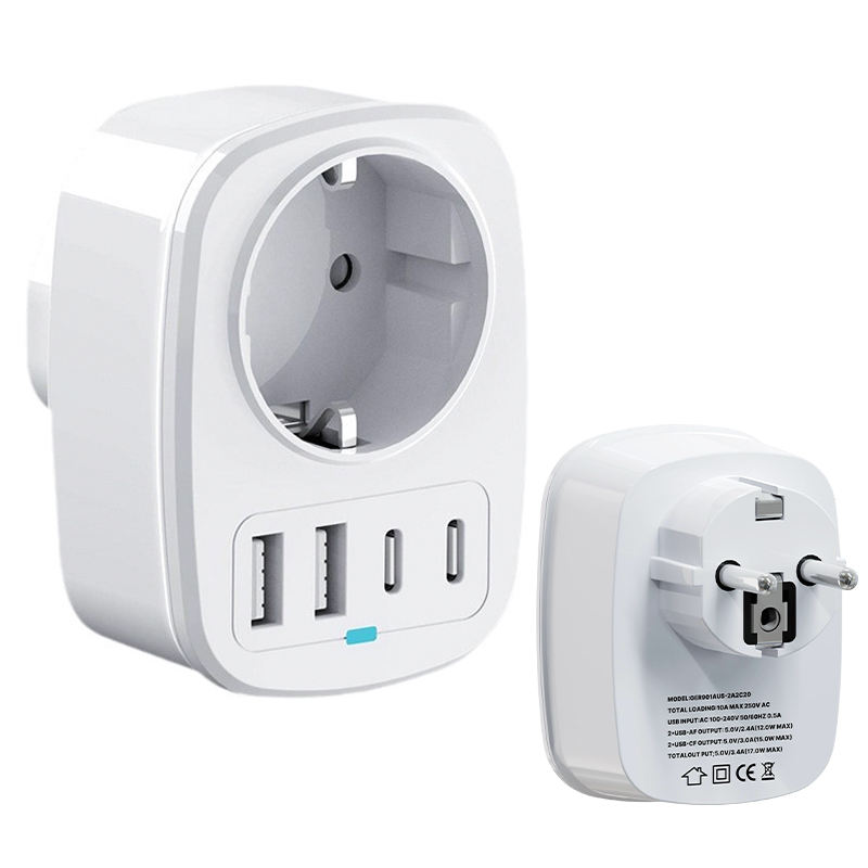 18W Fast Wall Charger EU for GE AC C USB Plug Socket Fireproof Electric Travel Adapter for Laptop Phone 18W EU for GE Fast