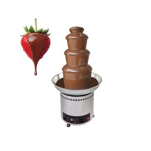 Machine à <span class=keywords><strong>fondue</strong></span> au chocolat électrique à 4 niveaux pour usage en restaurant, machine à <span class=keywords><strong>fontaine</strong></span> à chocolat chaud pour banquet - Product Image 1