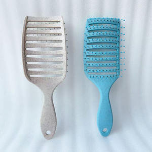 แปรงหวีผมแบบโค้ง รุ่น Pink Mist Veiling Mountains Series แบบแห้ง ใช้ได้สองแบบ สำหรับนวดหนังศีรษะและจัดแต่งทรงผม - Product Image 4