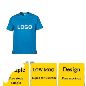 Broderie Logo Col Haut Marque Oversize T-shirt Homme Camisetas Algodon Mock Neck Plain Noir Coton T-shirts - Product Image 6