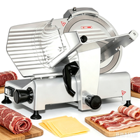 Nouveau modèle de trancheuse à viande semi-automatique série B, machine de transformation alimentaire pour viande, jambon, fromage HBS-300B