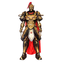 Costume de festival personnalisé General Jin de 2,5 mètres en matériau EVA pour événements et fêtes, service de location mécanisé