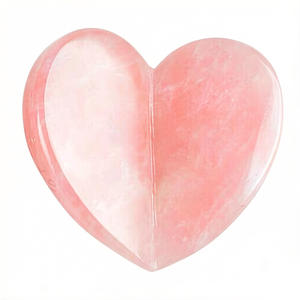 Grattoir <span class=keywords><strong>Gua</strong></span> <span class=keywords><strong>Sha</strong></span> en <span class=keywords><strong>quartz</strong></span> <span class=keywords><strong>rose</strong></span> <span class=keywords><strong>véritable</strong></span> à bords lisses en forme de cœur 3D pour masser le visage et favoriser le raffermissement de la peau - Product Image 4