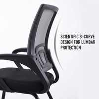 Chaises de bureau ergonomiques confortables et robustes de style nordique moderne en maille pour usage commercial