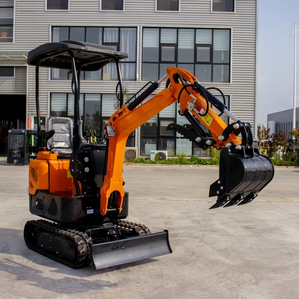 Euro 5 EPA Engine Mini Excavator 1 Ton - 4.5 Ton Farm Garden Municipal Cleaning Crawler Mini Excavator Kubota Excavator