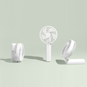 Recargable pequeño creativo electrónico de mano plegable soporte plegable ventilador eléctrico recargable barato Mini ventilador de mano chino - Product Image 2