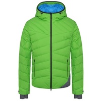 Veste de ski pour homme personnalisée en usine, veste de ski rembourrée de duvet de canard, veste de neige pour homme